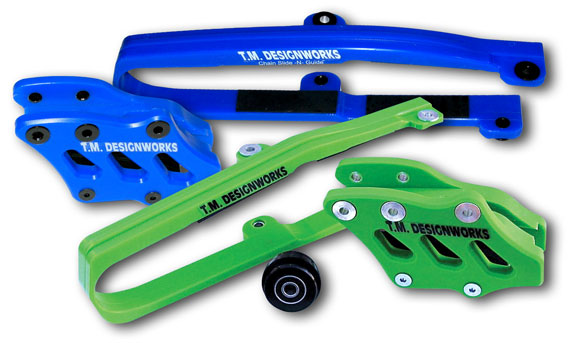 TM Design Works Baja-Rally Chain Slide-N-Guide Blue KX250F 09-16/KX450F 09-15